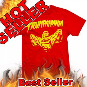 Trumpamania Ripping R/Y Presidential debate Hulk Hogan Trumpmania Trump Shirt