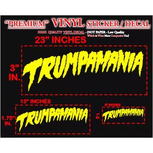 Trumpamania Hulkamania txt Trumpmania Hulk Hogan Trump Shirt Vinyl sticker Decal