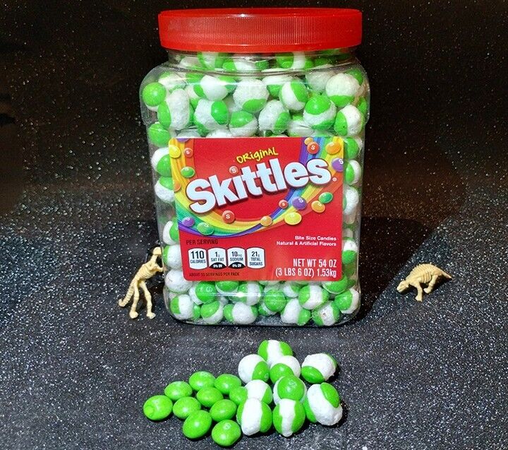 FREEZE DRIED ST PATRICK'S DAY FINEST SKITTLEZ 54 OZ IRISH GRN Original Candy Jar