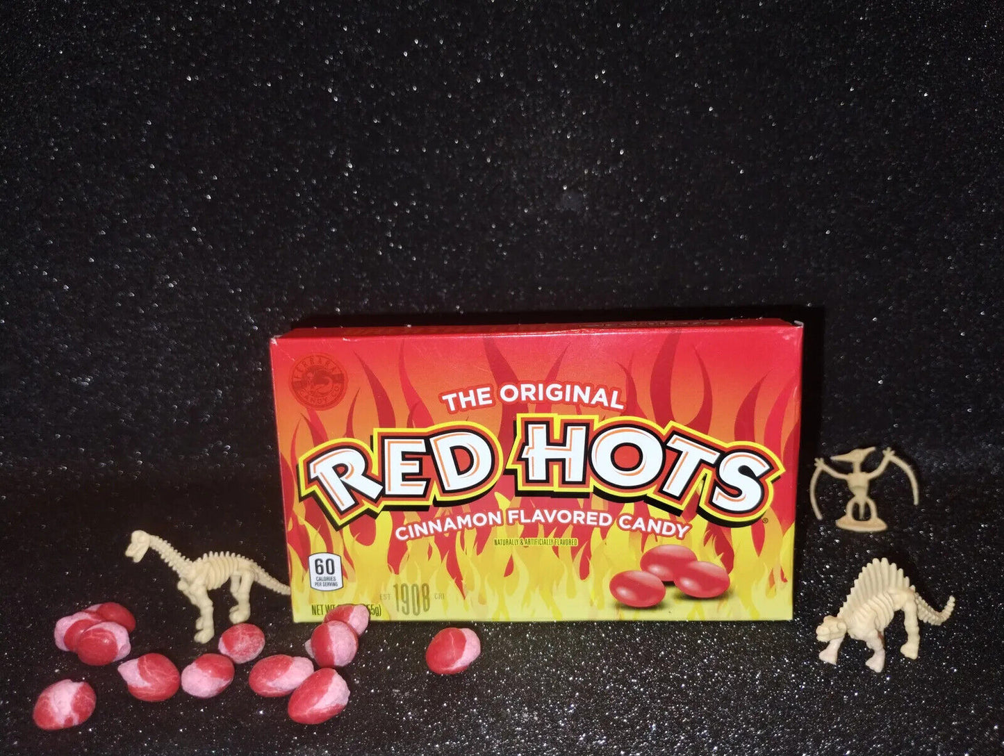 Freeze-Dried RED HOTS CANDY SAMPLES EACH ORDER🦖Dino-Delites🦖