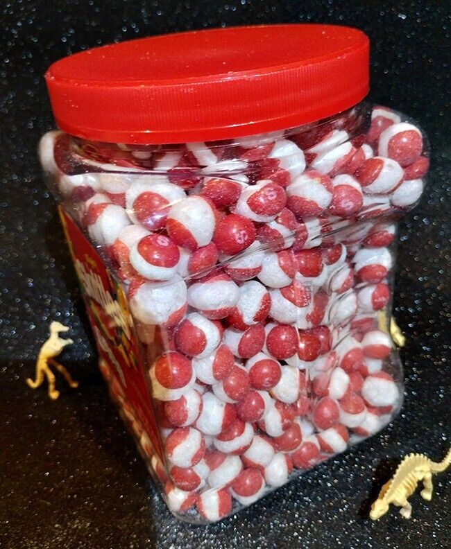 ❤FREEZE DRIED BE MY VALENTINE SKITTLEZ 54 OZ SweetHeart & LOVE HOT RED Candy Jar