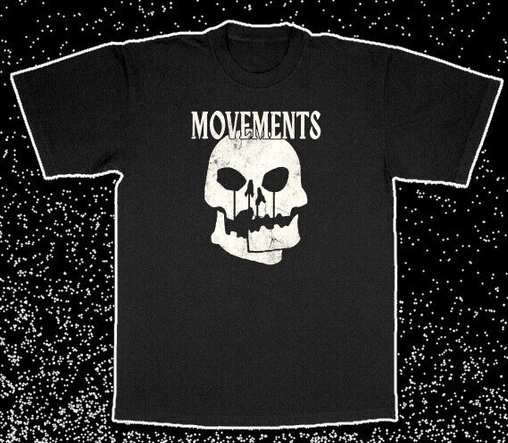 MOVEMENTS Skull Skeleton Bones Face Band Rock Music Shirt merch new die SHIRT