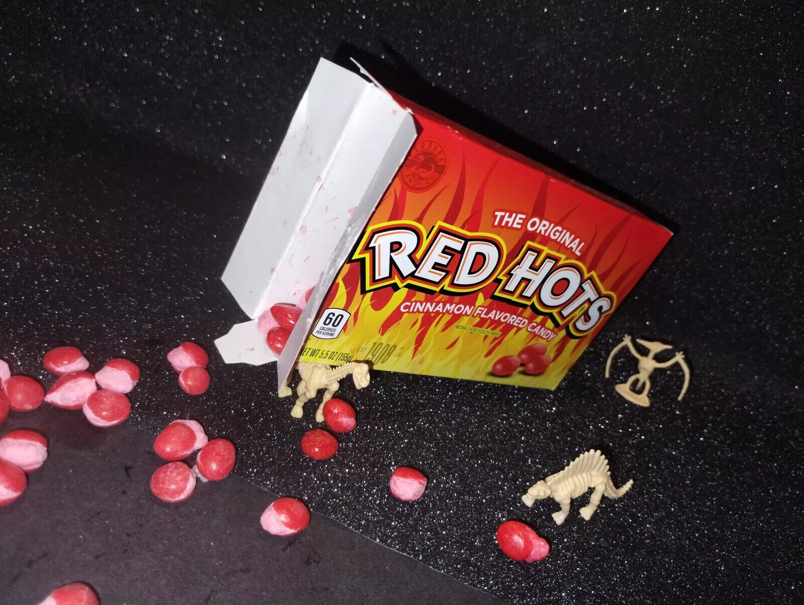 🔥DELICIOUS* Freeze-Dried🔥RED HOTS HOT CANDY SAMPLES EACH ORDER🦖Dino-Delites🦖