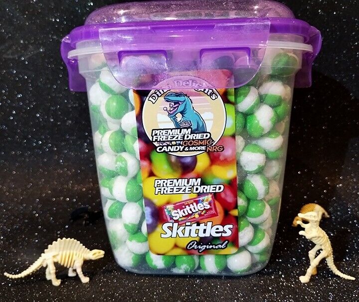 FREEZE DRIED ST PATRICK'S DAY FINEST SKITTLEZ 54 OZ IRISH GRN Original Candy Jar