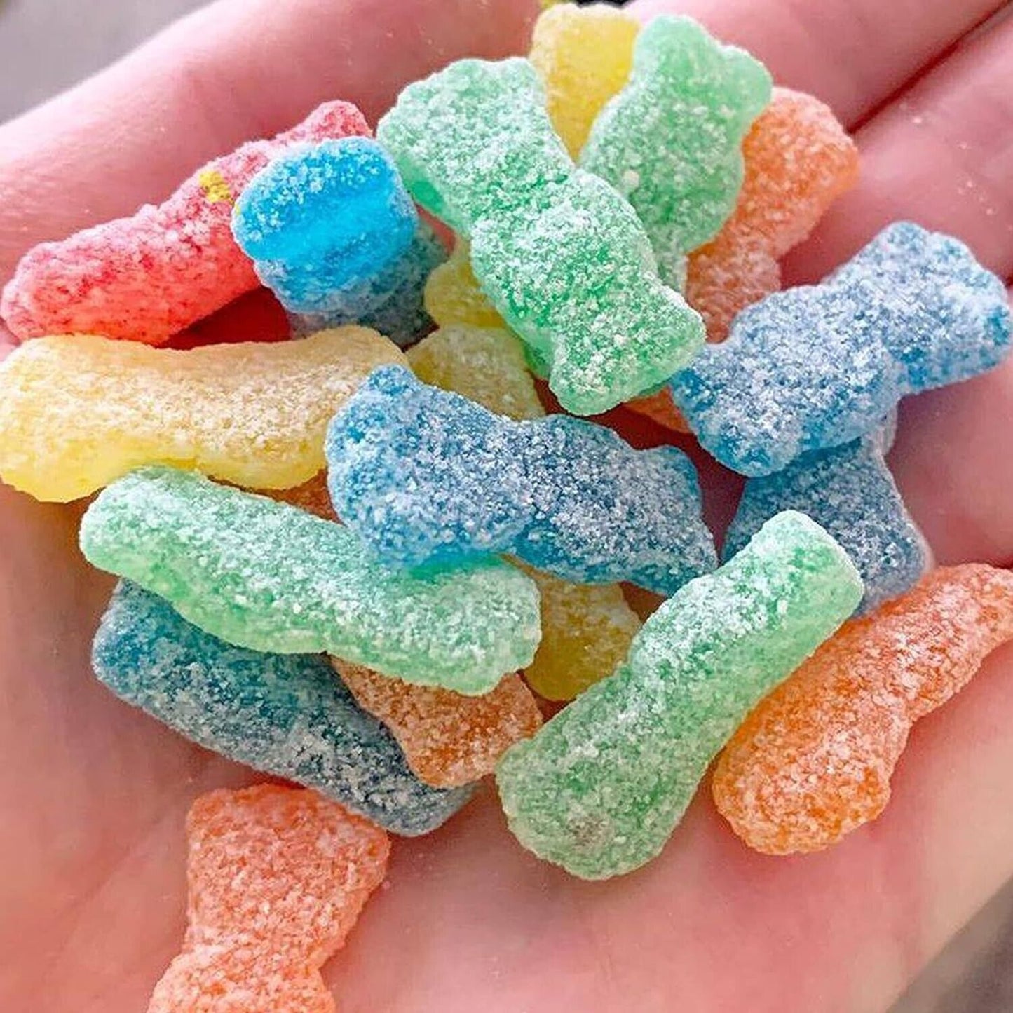 TWO (2) JARS of FREEZE-DRIED✌SOUR PATCH KIDS✌Original Candy 8oz Full Of Flavor!