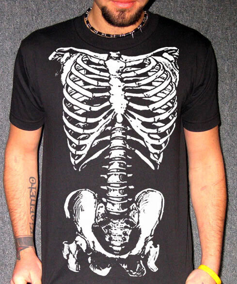 DONNIE DARKO SKELETON HALLOWEEN COSTUME skelleton trick or treat outfit SHIRT