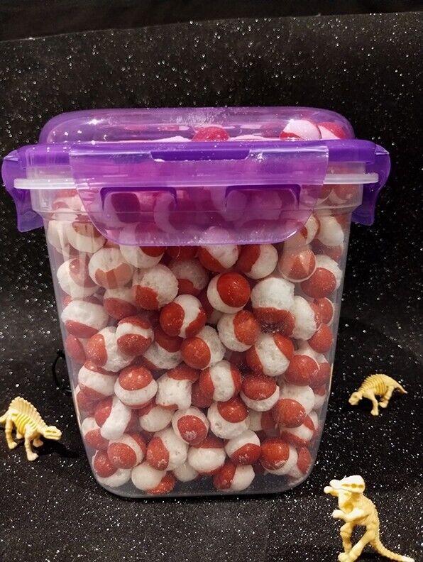 ❤FREEZE DRIED BE MY VALENTINE SKITTLEZ 54 OZ SweetHeart & LOVE HOT RED Candy Jar