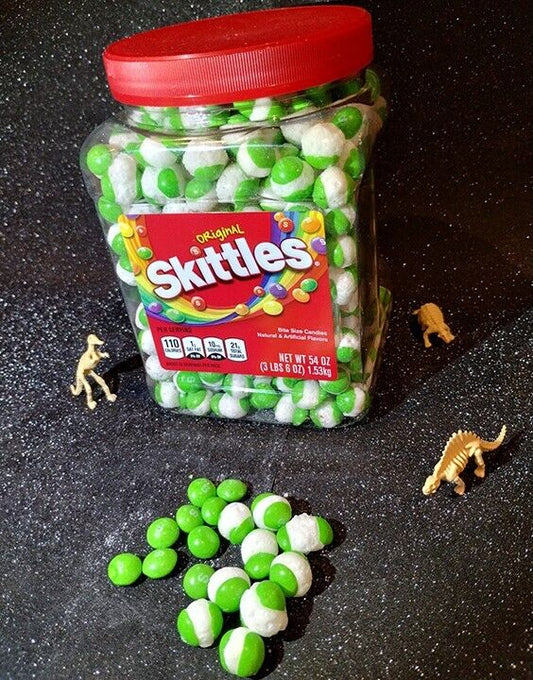 FREEZE DRIED ST PATRICK'S DAY FINEST SKITTLEZ 54 OZ IRISH GRN Original Candy Jar