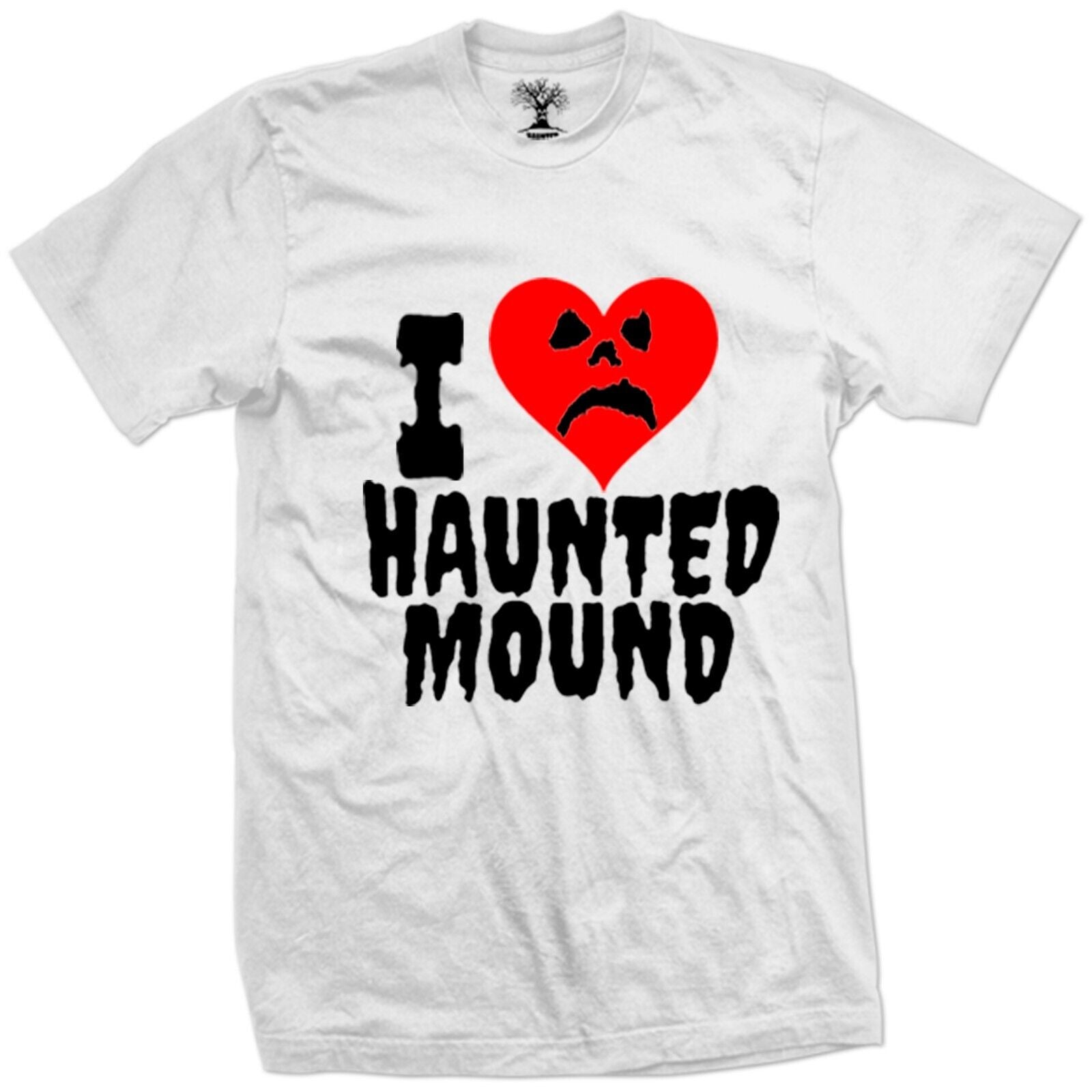 💕Officially Licensed I HEART HAUNTED MOUND Love Frown Semaraty rap new Shirt