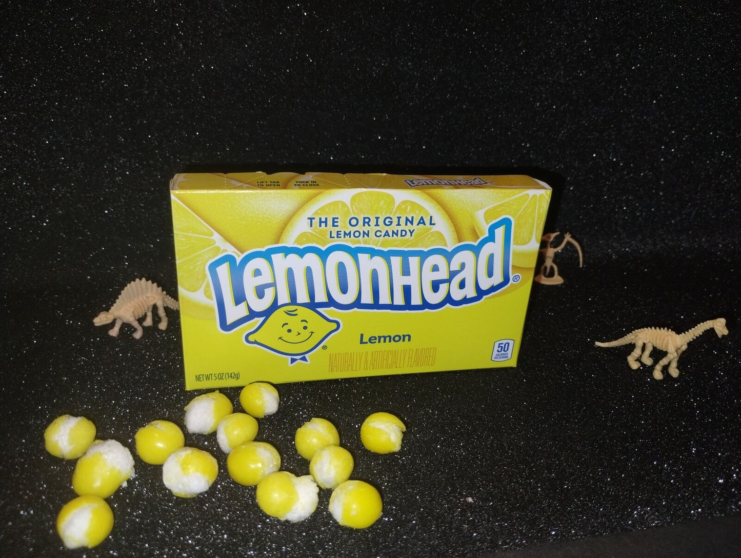 FREEZE DRIED PREMIUM LEMONHEADS 5 Oz *RESEALED* IN *ORIGINAL* 5 OZ BOX* Candy🦖