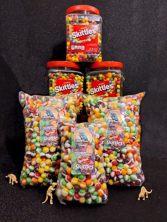 FREEZE DRIED SKITTLEZ - ORIGINAL - OZ - LBS✌*CHOOSE YOUR SIZE*🦖Dino-Delites🦖