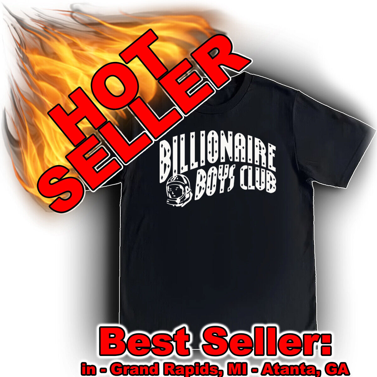 BILLIONAIRE BOYS CLUB Hood Gang Millionaire Tee Top Made in the USA NEW T-SHIRT