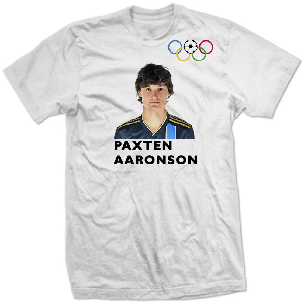 👍PAXTEN AARONSON 2024 USA USA SOCCER👍Olympics Athlete Football Rings new SHIRT