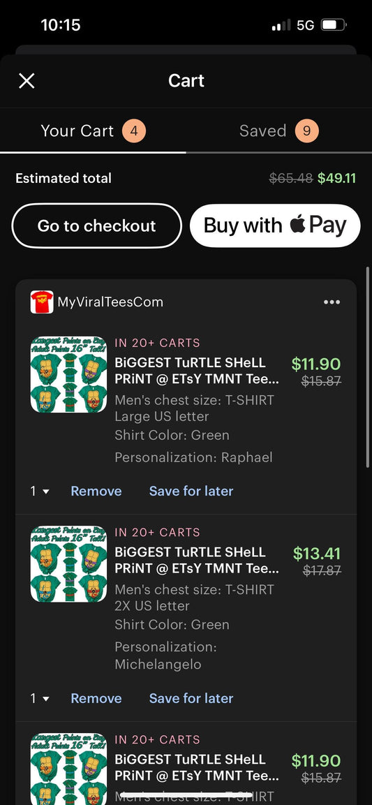 TURTLE DISCOUNT FOUR-PACK FOR INK MONTGOMERY