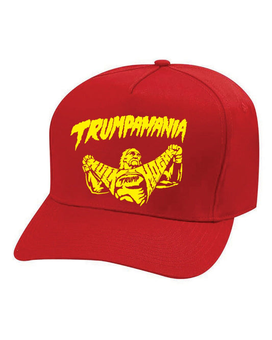 Hulk Hogan TrumpAmania Wrestling TRuMP PRESiDENTIAL President fighting public debate TRuMPMANIA ReTRO Old School election trucker cap HAT