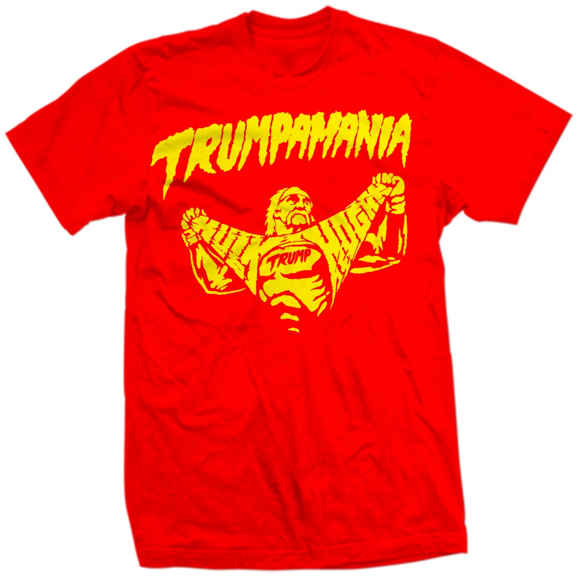 TRUMPAMANIA Hulk Hogan RIPPING R|Y TRuMP PRESiDENTIAL ReTRO Old School new Red Wrestlemania wrestling Trumpite Trumpmania Funny SHIRT