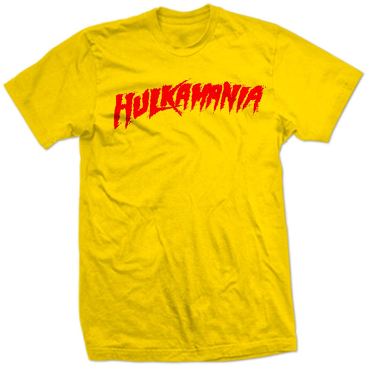 HULKAMANIA Hulk Hogan TEXT y|r Wrestling TRuMP PRESiDENTIAL wwf wwe fighting public debate TRuMPMANIA ReTRO Old School election SHIRT