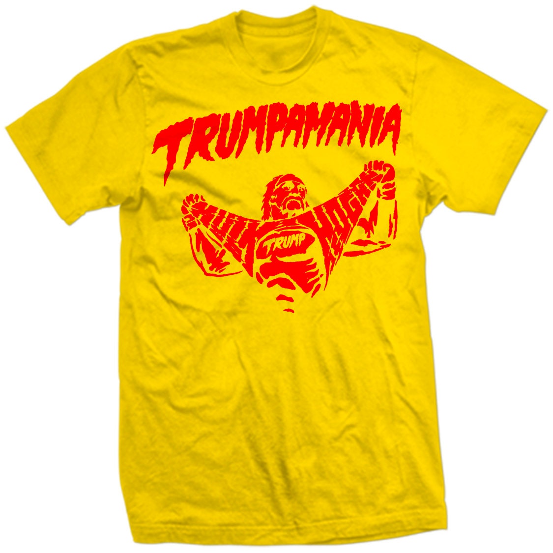 Hulk Hogan RIPPiNG Y|R Wrestling TRuMP PRESiDENTIAL wwf wwe fighting public debate TRuMPMANIA ReTRO HULK HOGAN Old School election SHIRT