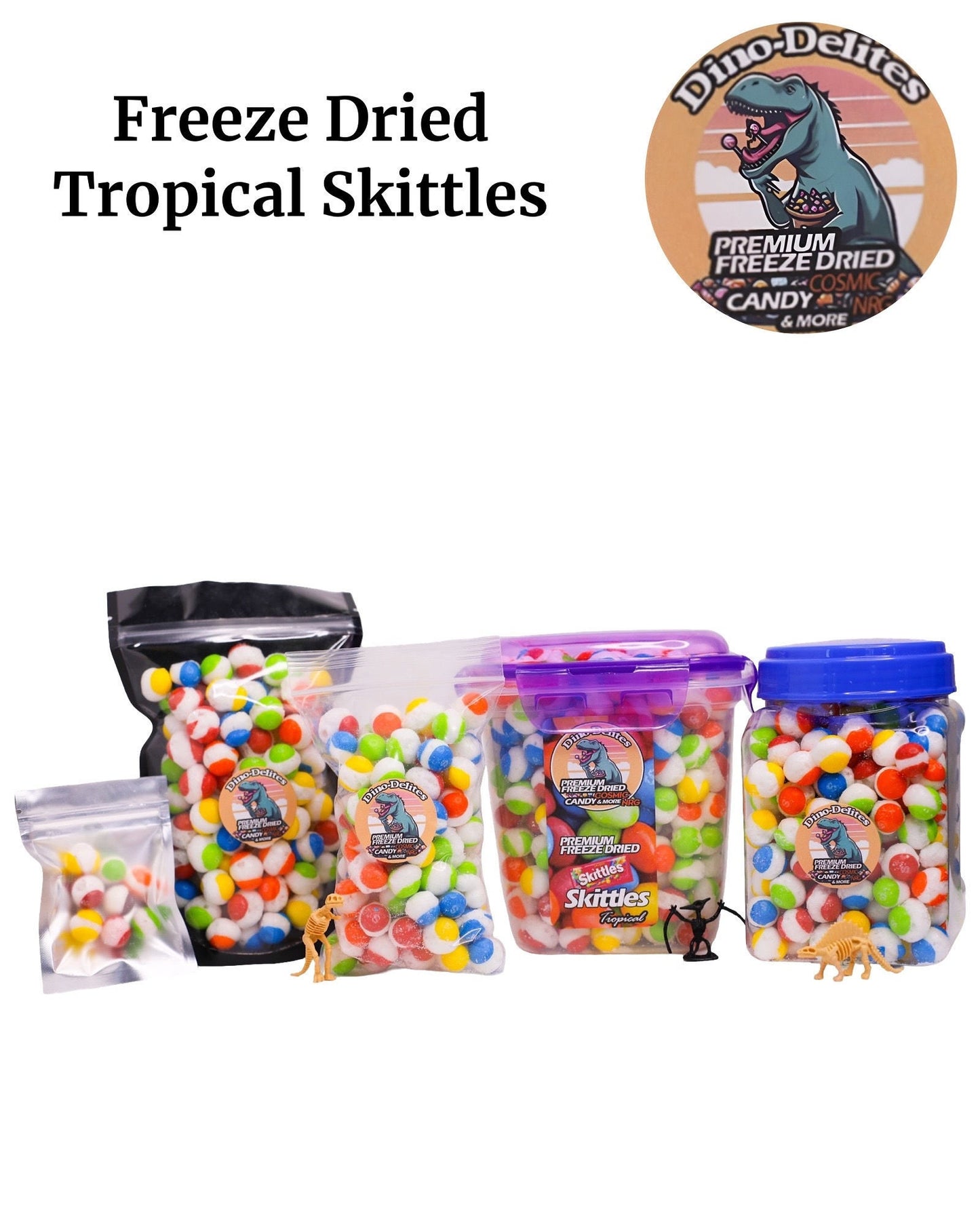 PREMIUM Halloween SHRIEKERS SKITTLEZ Freeze Dried Bulk Original Candy 54oz Jar Crispy Flavorful Bursting With Flavor Best Sour Shreikers