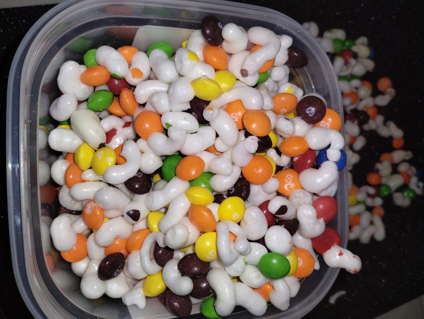 Party Mix (EvERY FLaVOR) SKITTLEZ Freeze Dried PREMIUM DiNO TAILS Tail STyLE VaRIETIES Bulk Candy 54oz Jar Crispy Bursting Blast WoW! Bonus